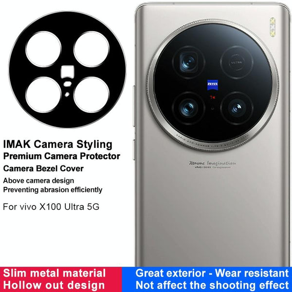For vivo X100 Ultra IMAK Metal Camera Lens Protector Cover