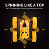 1:24 Double-Sided Stunt Car Rotating Tumbling And Twisting Stunt Car RC Climbing Children Remote Control Car(Golden)