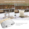 Outdoor Faucet Backflow Valves Anti-Freeze Cover Water Faucet Protector 63 x 77cm