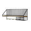 Household Large Non-Punching Organizer Wall Hanging Shelf, Style: Black Wooden Ball With Tissue Box