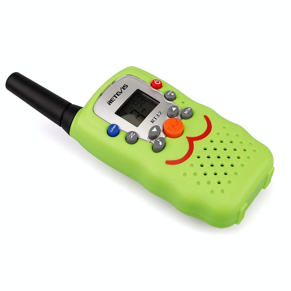 1 Pair RETEVIS RT32 0.5W US Frequency 462.550-467.7125MHz 22CH Handheld Children Walkie Talkie(Green)