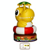 Outdoor Beach Dinosaur Sprinkler Drama Water Toys, Style: Yellow + 1 Plug