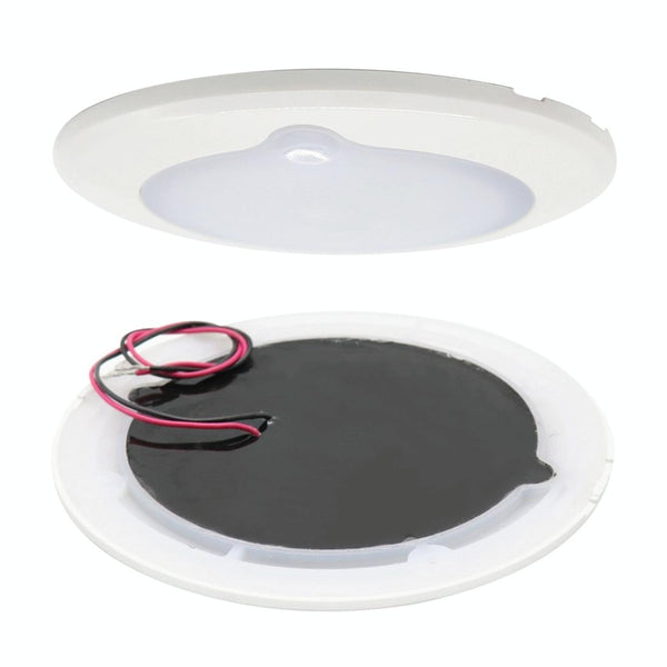 DC 9-30V 4.5W 3000-3300K IP67 Marine RV Dimmable 150mm LED Dome Light Ceiling Lamp, with Touch Control (White Light)