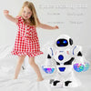 Electric Hyun Dance Robot LED Light Music Children Educational Toys(White)