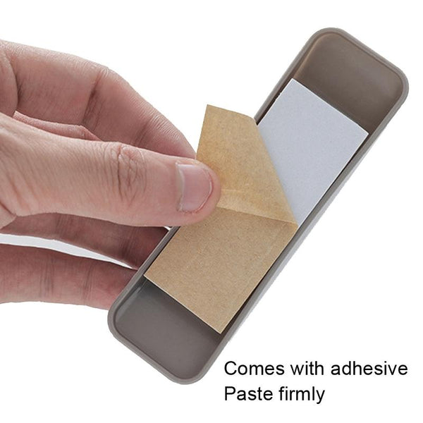 1pair Rectangular Paste Assist Door Windows Handle Refrigerator Cabinet Door Handle(Grey)