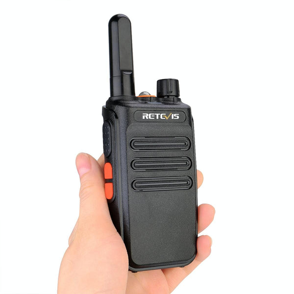 1 Pair RETEVIS RB35 2W US Frequency 462.5500-462.7250MHz 16CHS FRS License-free Two Way Radio Handheld Walkie Talkie(Black)