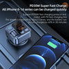 T16 MP3 Player Fast Charger Wireless Bluetooth 5.1 FM Transmitter Hands Free Car Kit
