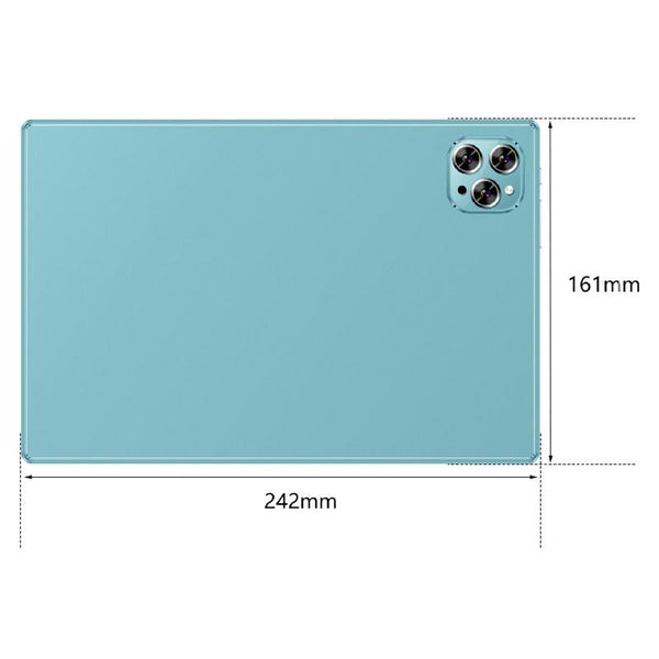 Y22 10.1 inch Smart Learning Tablet PC Combo Set, 4GB+64GB, Android 10 MTK6755 Octa Core, 4G Network, with Leather Case + Keyboard, US Plug (Light Green)