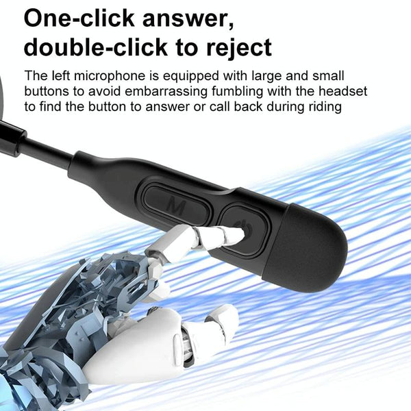 TWVC Motorcycle Bluetooth Headset Wireless Stereo Moto Helmet Headphones With Thick Clip Base