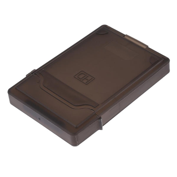 USB 2.0 to 7+15 Pin 22Pin SATA Data Cable Converter Adapter with Box Case for 2.5 / 3.5 Inch Hard Disk Drive HDD(Black)