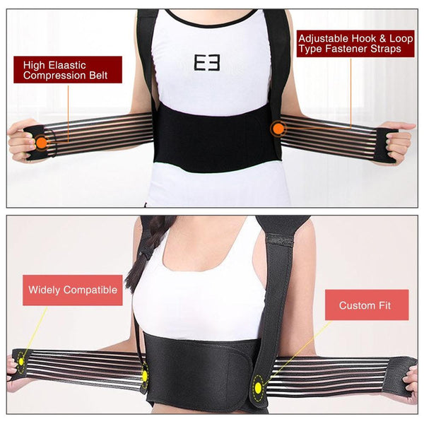 HailiCare Household Neck Back Waist Protector Waistcoat Warm Vest Protective Gear with Magnet Therapy, Size:XL