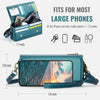 CaseMe ME30 Max Multifunctional Large-Capacity Shoulder Crossbody Phone Bag(Blue Green)