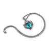 1926 Retro Demon Eyes Men Titanium Steel Necklace, Style: Pendant+4x70cm Matching Chain