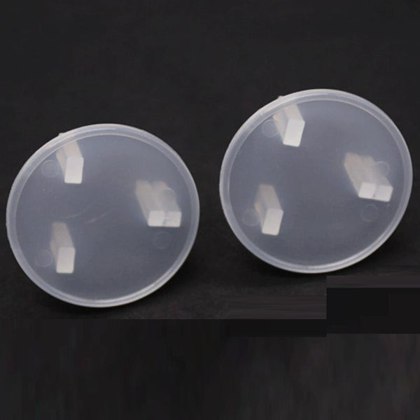 UK 3-Hole Baby Socket Protection Cover, Style: Round Transparent
