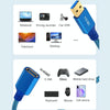 Printer / Hard Disk USB 3.0 Male to Female Extension Cable, Length:0.6m(Blue)