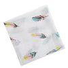 Cartoon Baby Soft Gauze Quilt Swaddle Cotton Bath Towel 117 X 117cm, Style: Feather