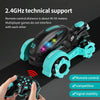 Remote Control Spray Four-wheel Drive Lateral Drift Stunt Car(Blue)