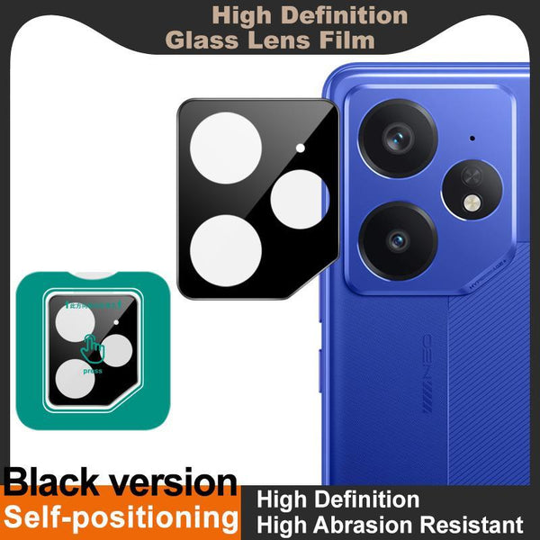 For Realme Neo7 imak Black Version HD Glass Rear Camera Lens Film, Self-positioning Version