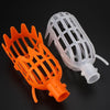 Large Garden Basket Fruit Picker Head High-Altitude Picking Fruit Artifact(Yellow)