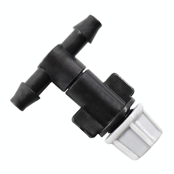20pcs TF-118 Gardening Irrigation Drip Irrigation System Set Accessories Both Sides Connection 4/7mm Capillary (Gray)