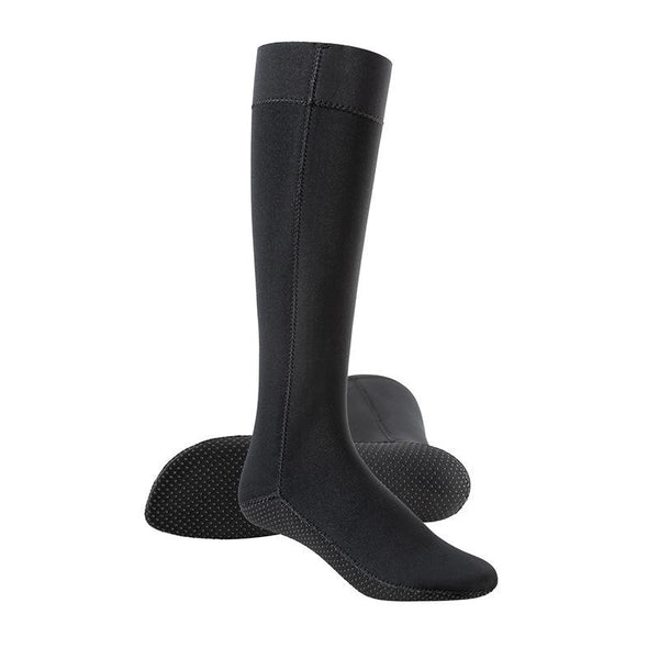 3mm Diving Socks Swimming Warm Deep Diving Waterproof Long Tube Beach Socks, Size: XS