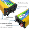 Legend I Generation DC12V to AC110V 3000W Modified Square Wave Car Power Inverter(Yellow)