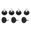 50 PCS Adjustable Foot Pad Furniture Screw Support Stub, M8x18