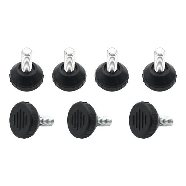 50 PCS Adjustable Foot Pad Furniture Screw Support Stub, M8x18