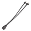 50cm Motherboard USB3.0 Panel Cable Front 19Pin To Dual-Port A Female Data Flat Cable