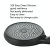 Home Handheld Silicone Supercharged Shower Nozzle, Style: Silver