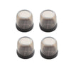 4pcs / Set Thickened Wear-Resistant Table And Chair Leg Covers Household Quiet Non-Slip Stool Foot Protector, Style: Large Round Light Gray