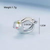 BSC520-SR S925 Sterling Silver Cute White Cat Beaded Bracelet Accessories