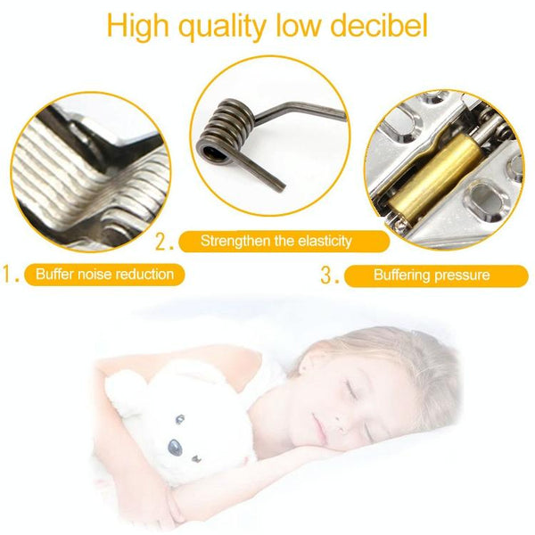 2 PCS Stainless Steel Hydraulic Hinge Copper Rod Hydraulic Buffer Hinge, 781 Big Bend