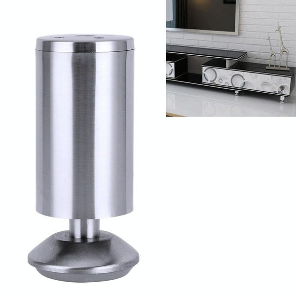 Stainless Steel Wire Drawing Thickened Column Sofa Furniture Cabinet Foot, Height: 120mm