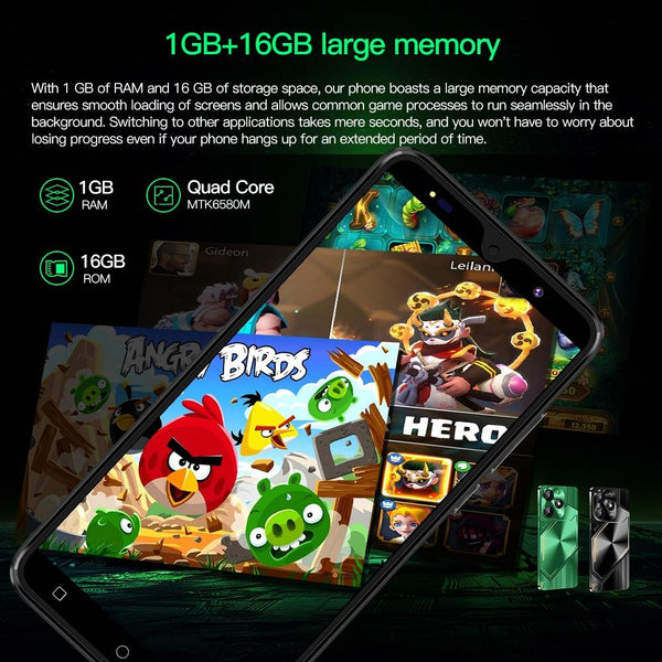 Povo6 Neo / DP29, 1GB+16GB, Face Identification, 5.0 inch Android 8.1 MTK6580M Quad Core, Network: 3G, Dual SIM, Plug:EU Plug(Black)