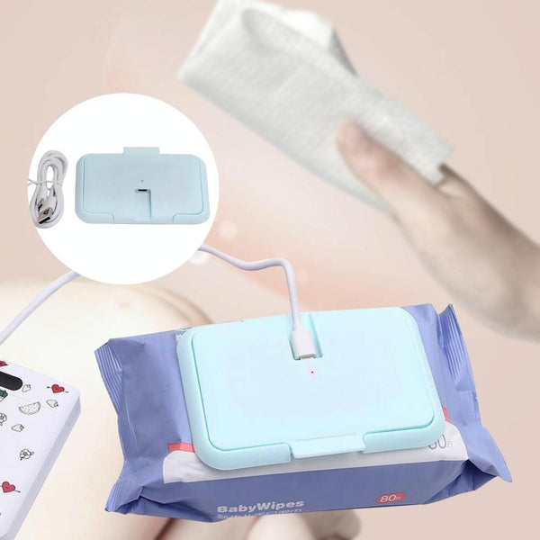 Home Car Portable USB Wet Towel Heater(Pink)