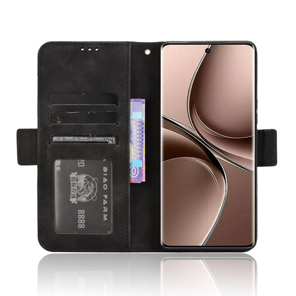 For vivo V40e 5G / iQOO Z9S 5G Skin Feel Calf Texture Card Slots Leather Phone Case(Black)