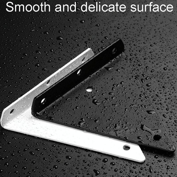 Load Bearing Invisible Triangle Bracket Wall Shelf Bracket With Screws, Specification: 170x130mm Black