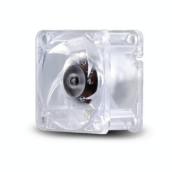 2pcs Ice Crystal F46 3-pin Transparent Fan Main Board Heat Dissipation Hydraulic Bearing For North And South Bridge(White)