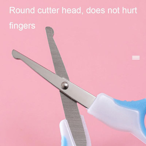 2sets 6 in 1 Baby Care Cleaning Kit Nail Scissors Combination Set, Color: Pink