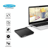 663 High Speed CD DVD Burner USB3.0 Computer Laptop External Optical Drive Burner(Black)
