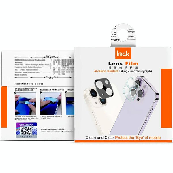 For OnePlus Ace 3 Pro IMAK Rear Camera Lens Glass Film Black Version