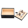 Lychee Pattern Cufflinks Tie Clip Set Packaging Jewelry Box(P3016E)