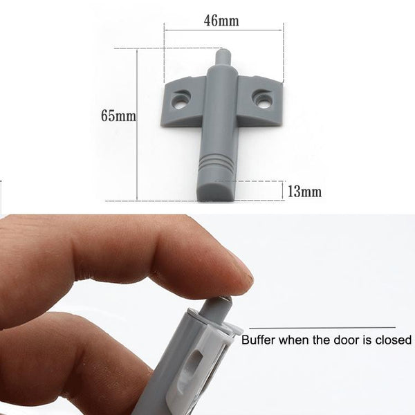 20 PCS Aircraft Shape Back Buffer Cabinet Door Anticollision Damper Shock Absorber(Grey)