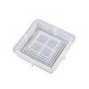 Epoxy Resin Mold Gypsum Candle Stand Arch Storage Tray Silicone Mold, Spec: Wave Suqare