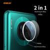 For HUAWEI Mate 30 Pro Hat-Prince ENKAY Rear Camera Lens Film Aluminium Alloy+PMMA Full Coverage Protector(Black)