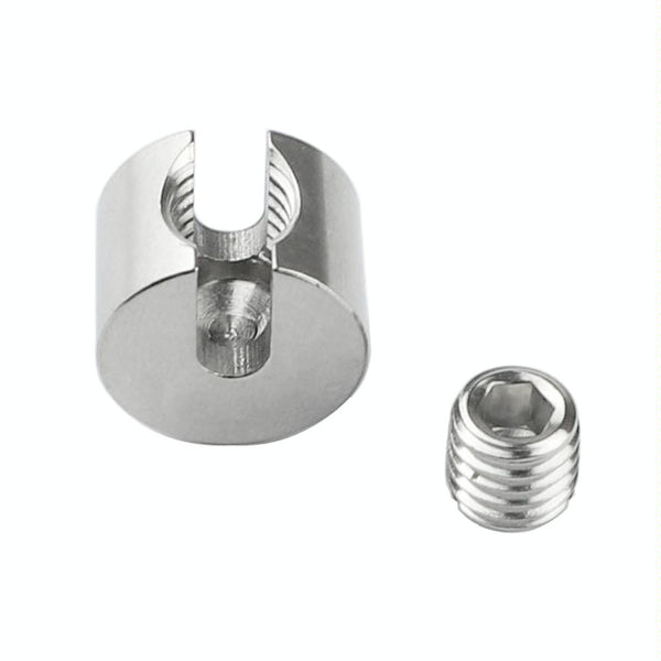 2 PCS M10x6 316 Stainless Steel Garden Wire Rope Fixed Clip