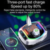 BC63 Colorful Car Card MP3 Player Multifunctional Bluetooth Receiver U Disk Charger Car Cigarette Lighter