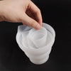 2pcs 500ml Folding DIY Epoxy Measuring Cup Silicone Mold Candle Plaster Glue Mixing Cup