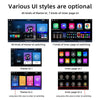 A3121 Android 12 GPS Navigation Car Multimedia Player, 1GB+32GB, Support iOS CarPlay / Android Auto / Mirrorlink / WiFi(Black)